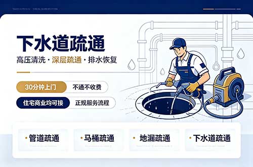 白银下水道疏通
